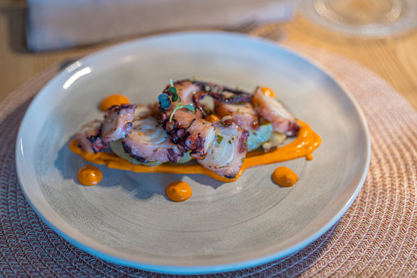 Pulpo a la brasa